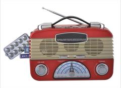 FP-1503BT Usb ve Kart Girişli Şarjlı Pilli Bluettohlu Radyo