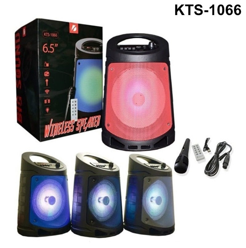 KTS-1066 Usb Ve Kart Girişli Şarjlı Kumandalı Bluetooth Hoparlör