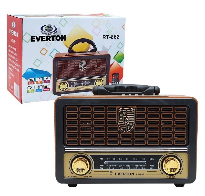 Everton RT-862 Usb Kart Girişli Şarjlı Bluetoothlu Radyo