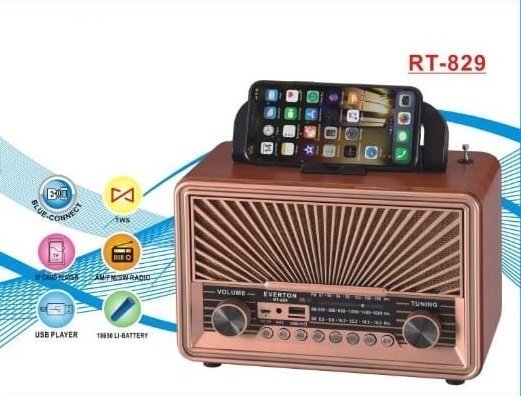 Everton RT-829 Bluetooth Usb/Sd/Aux/Fm Nostalji Radyo