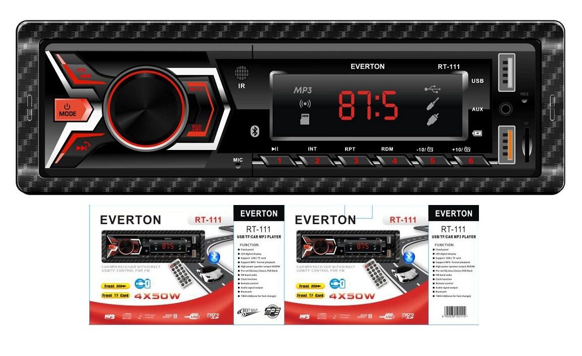 Everton RT-111 Bluetooth Oto Teyp 4X50