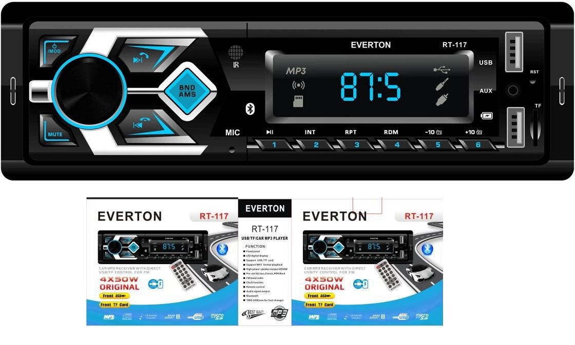 Everton RT-117 Bluetooth Oto Teyp 4X50