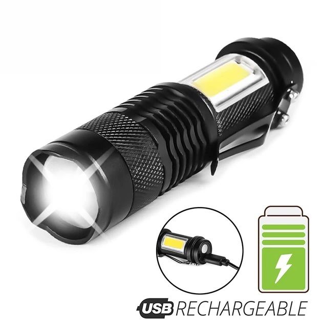 Hasuba HS-42 Çok Fonksiyonlu USB Şarjlı El Feneri