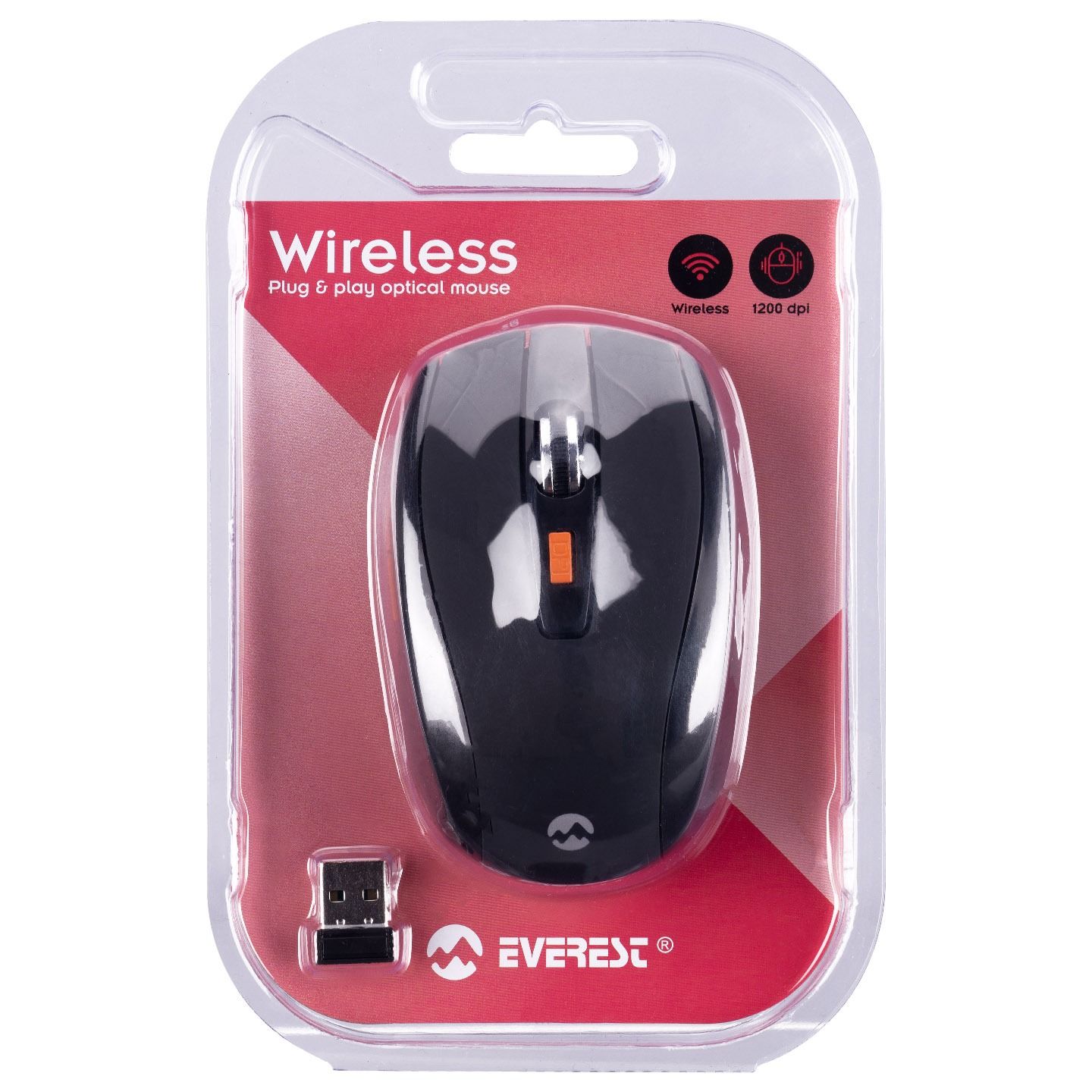 Everest SM-442 2.4Ghz Kablosuz Siyah Mouse