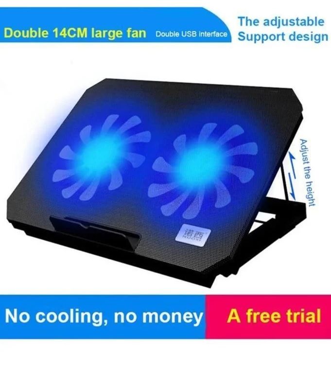 Torima Cf-02 Ayarlanabilir Çift Fanlı Dizüstü Bilgisayar Soğutma Fanı