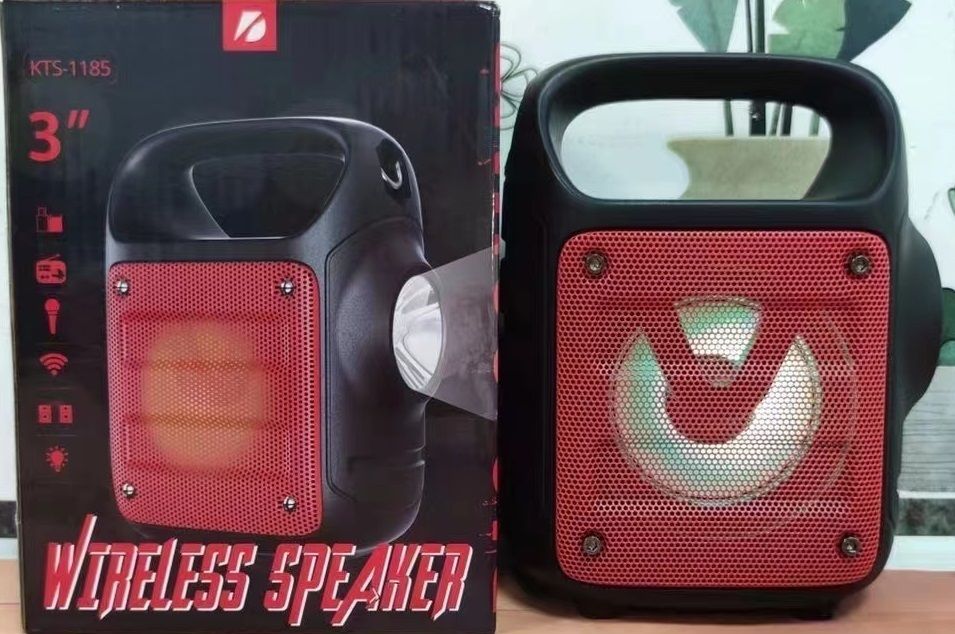 KTS-1185 El Fenerli Radyolu Bluetooth Hoparlör 3''