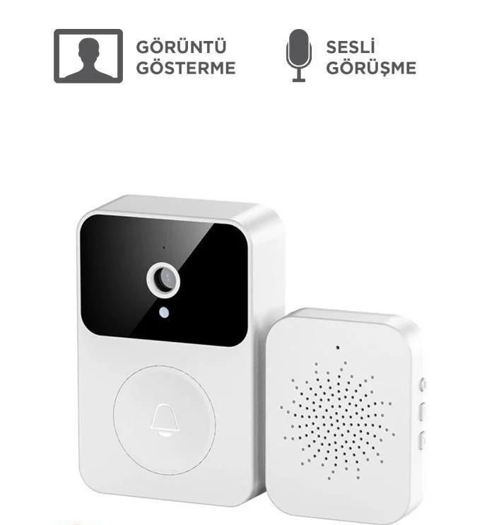 Torima X9 Beyaz Akıllı Kablosuz Kapı Zili