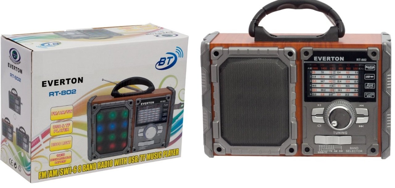 Everton RT-802 Usb ve Kart Girişli Bluetoothlu Radyo