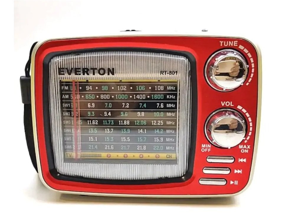 Everton RT-801 Usb Ve Kart Girişli Şarjlı Bluetoothlu Radyo