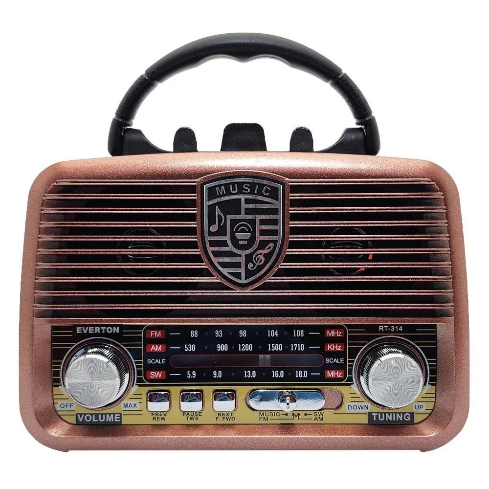 Everton RT-314 Usb Ve SD Kart Girişli Şarjlı Bluetoothlu Radyo