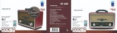 Everton RT-809 Usb Kart Girişli Şarjlı Bluetoothlu Radyo
