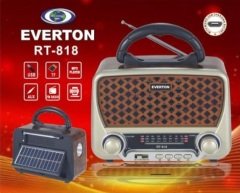 Everton RT-818 Güneş Enerjili Nostaljik Radyo