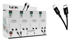 Linktech K568 Strong Type-C / Lightning 300 mm Şarj Kablosu