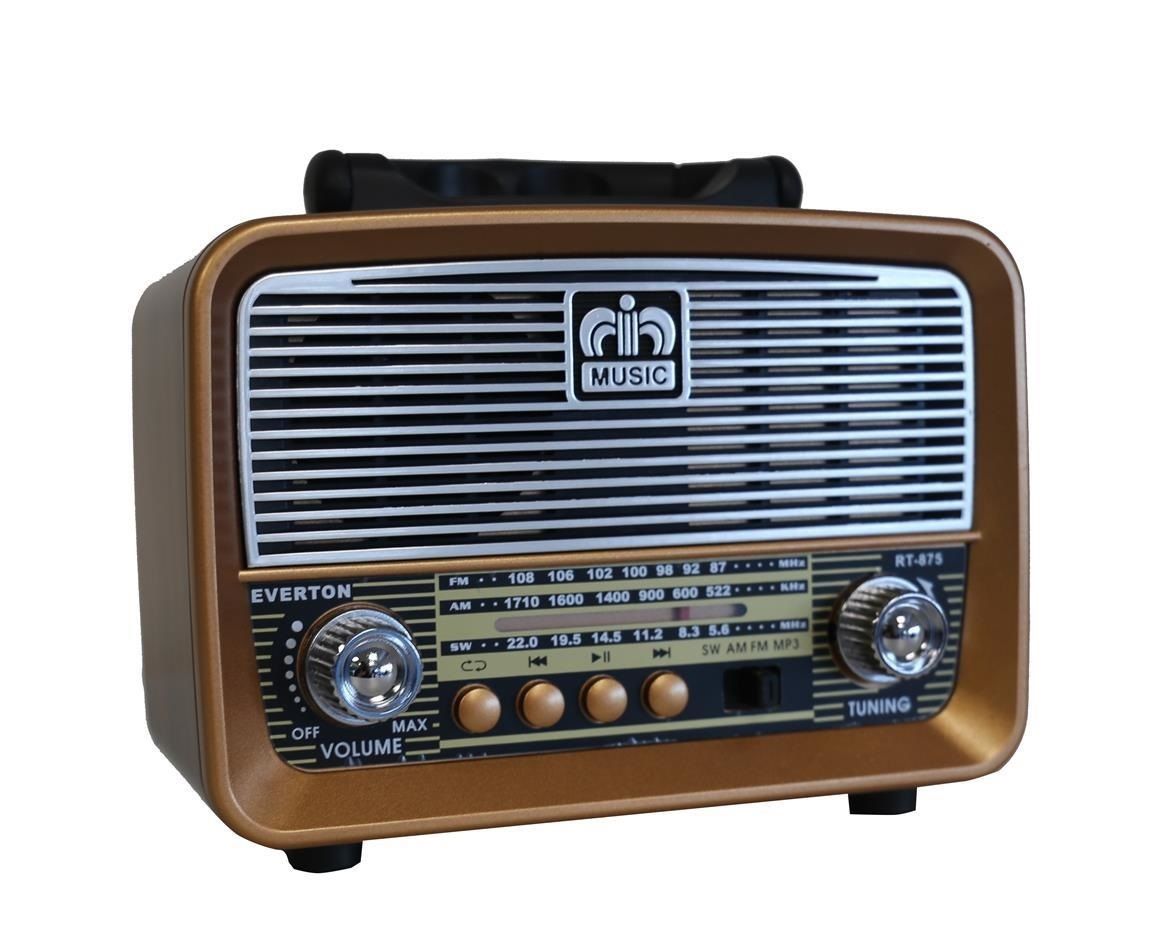Everton RT-875 Bluetooth Usb/Sd/Aux/Fm Nostalji Radyo
