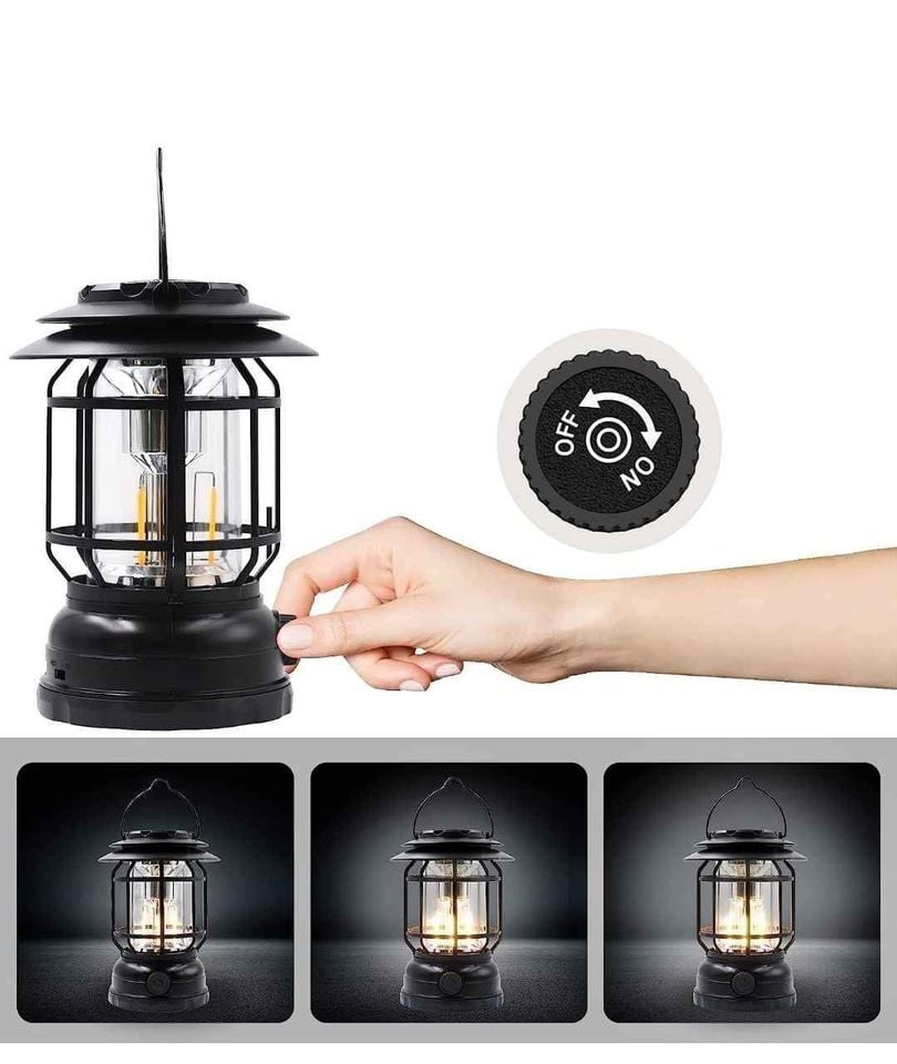Hasuba HS-66 Bluetooth Hoparlör Özellikli Dimerli Led Kamp Lambası