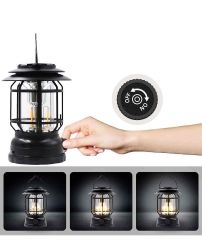 Hasuba HS-66 Bluetooth Hoparlör Özellikli Dimerli Led Kamp Lambası