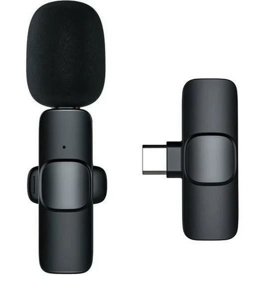 K9 Kablosuz Yaka Mikrofonu Mini Taşınabilir Mikrofon Type-C