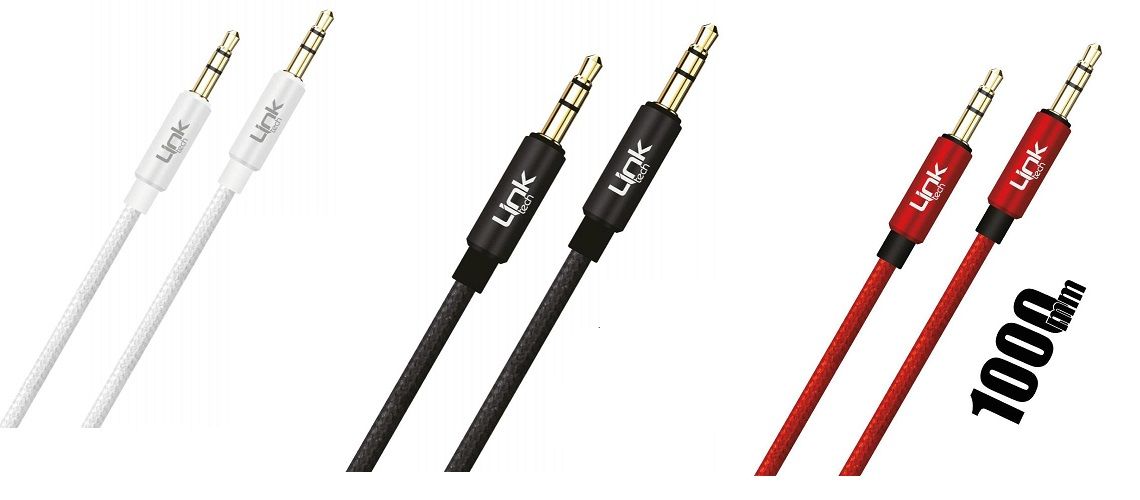 LinkTech A577 1m Örgülü 3.5mm AUX Kablo