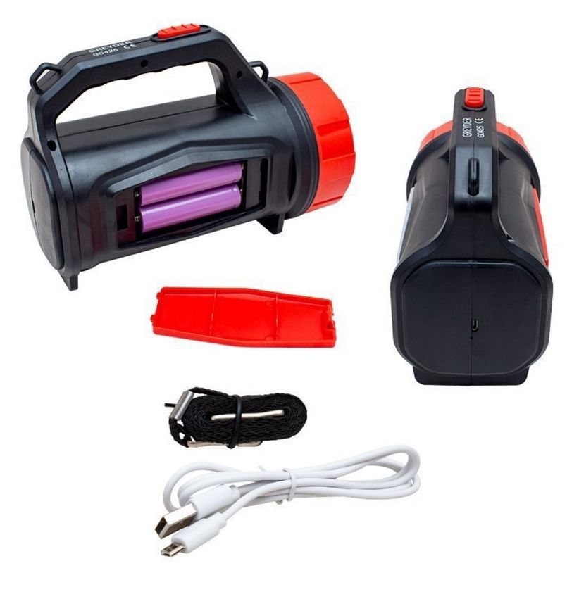 Greyder GD-425 Çok Fonksiyonlu USB Şarjlı El Feneri