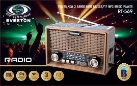 Everton RT-569 Bluetooth Usb/Sd/Aux/Fm Nostalji Radyo