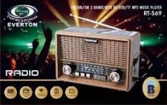 Everton RT-569 Bluetooth Usb/Sd/Aux/Fm Nostalji Radyo